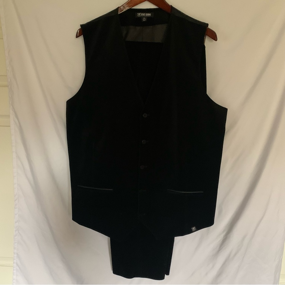 Stacy Adams Corduroy 2 Piece Vested Suit